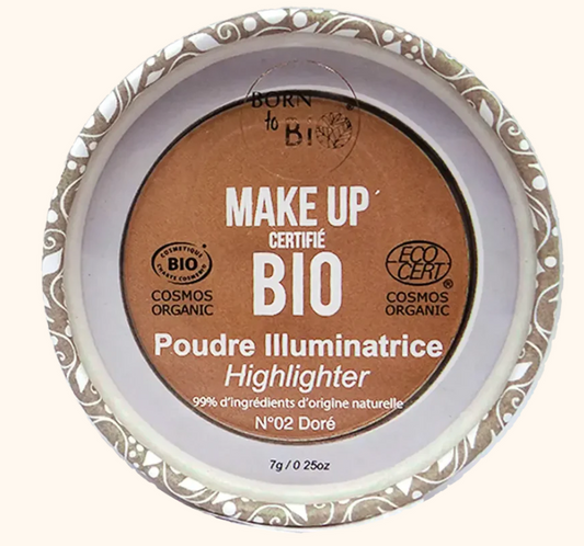 Poudre Illuminatrice N°2 Doré - Certifiée Bio