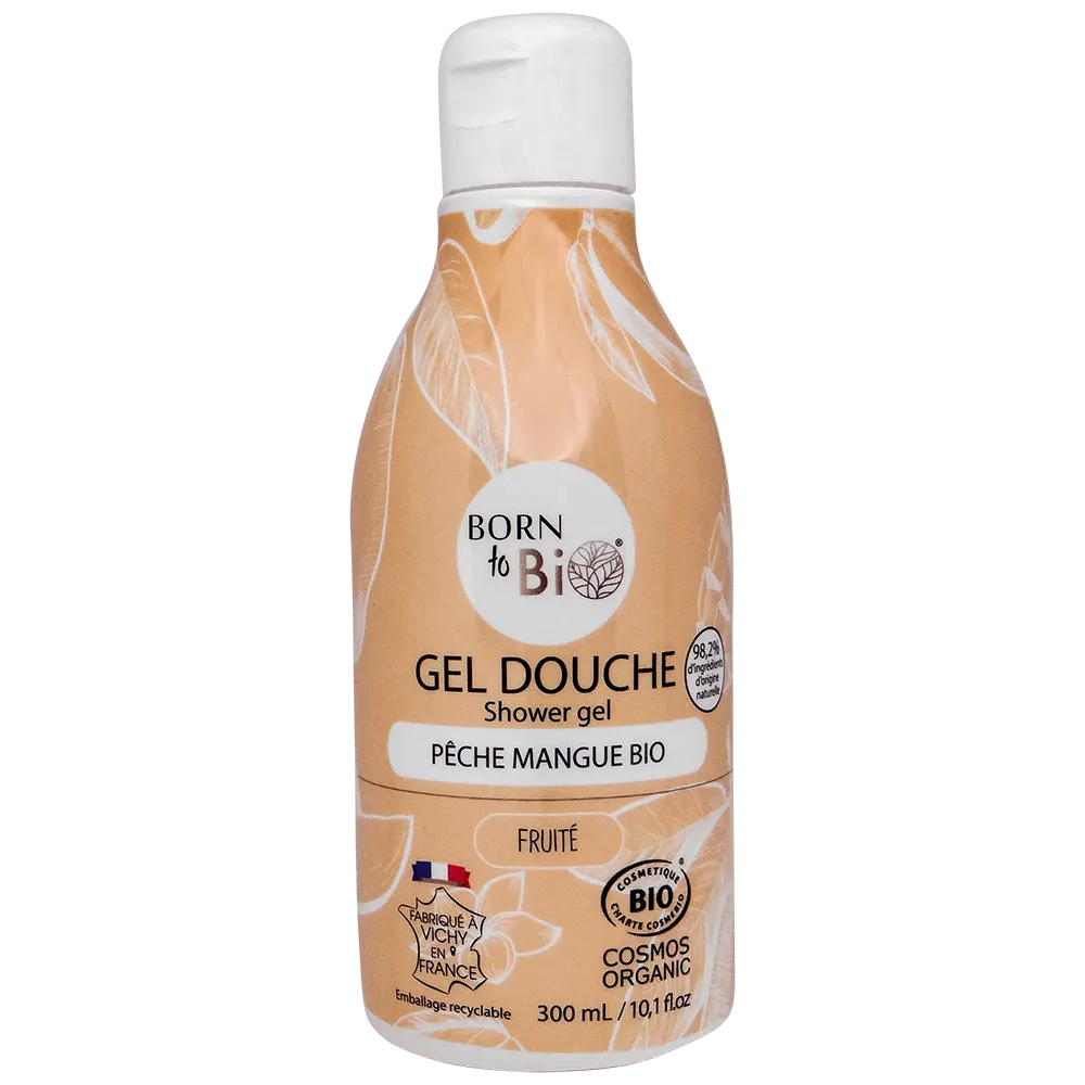 Gel Douche Pêche Mangue - Certifié BIO