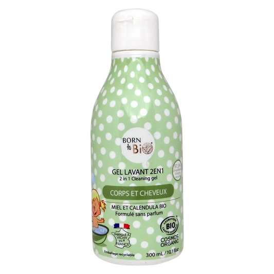 Gel lavant bébé 2en1 Corps et cheveux - Certifié Bio