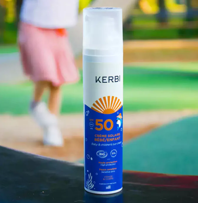 Crème solaire Bio enfant et bébé - SPF50