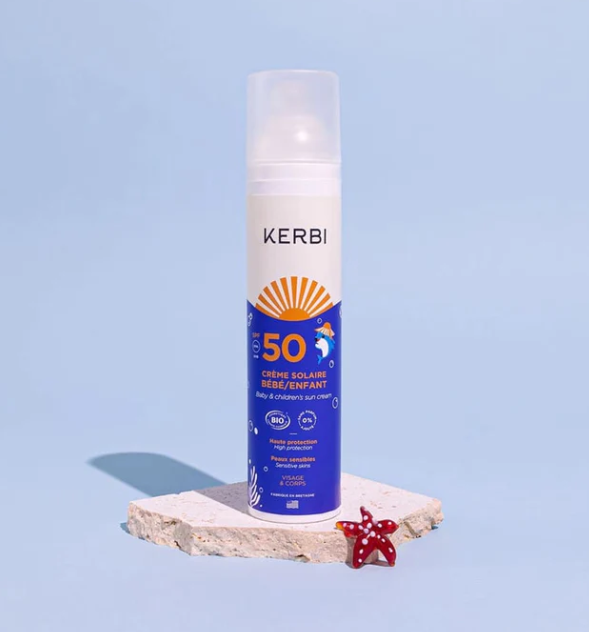 Crème solaire Bio enfant et bébé - SPF50