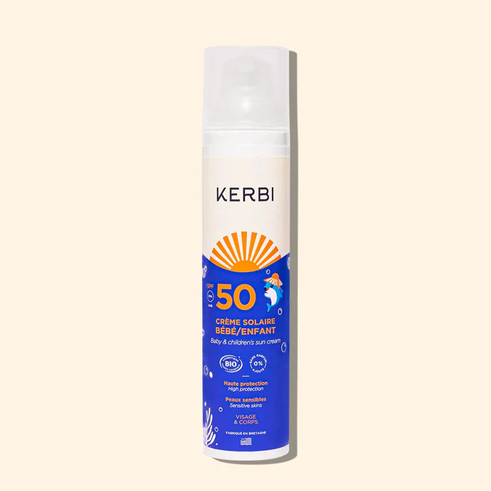 Crème solaire Bio enfant et bébé - SPF50